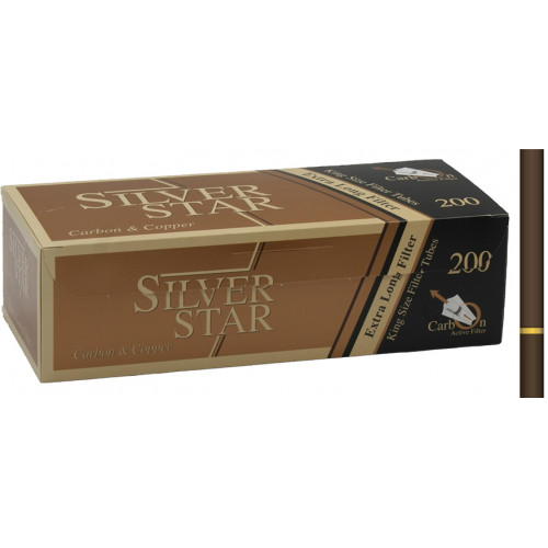 22725-500x500-1-4-2.jpg Гильзы SILVER STAR dual Copper&Carbon XL 8,1/25мм (200) — изображение 1